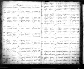 Tables décennales des mariages (1833-1842)