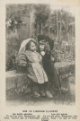 Folklore : "6078 Le Limousin illustré - Les petits paysans - Tu es trop jolie, Marguerite, dit Jean. Veux-tu que je t'embrasse ?". Texte en limousin.
