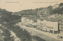 Tulle : "La Corrèze illustrée - 12 Tulle - Quai de la mairie et quartier d'Alverge".