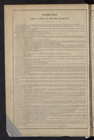 Classe 1910 : matricules 1 à 500.