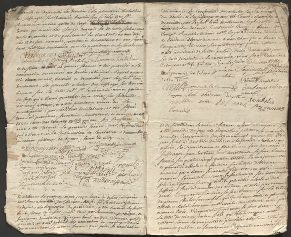 Délibérations du conseil municipal. 28 mars 1790-17 avril 1794