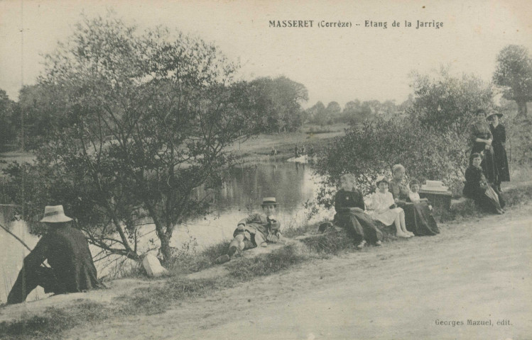 Masseret : "Masseret (Corrèze) - Etang de la Jarrige".