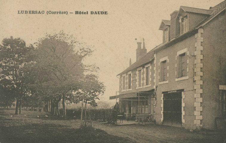 Lubersac : "Lubersac (corrèze) - Hôtel Daude".