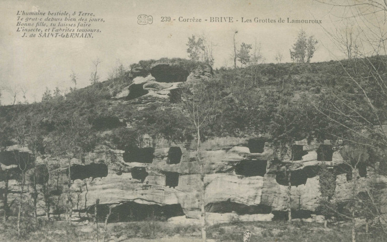 Noailles : "239 - Corrèze - Brive - Les grottes de Lamouroux".