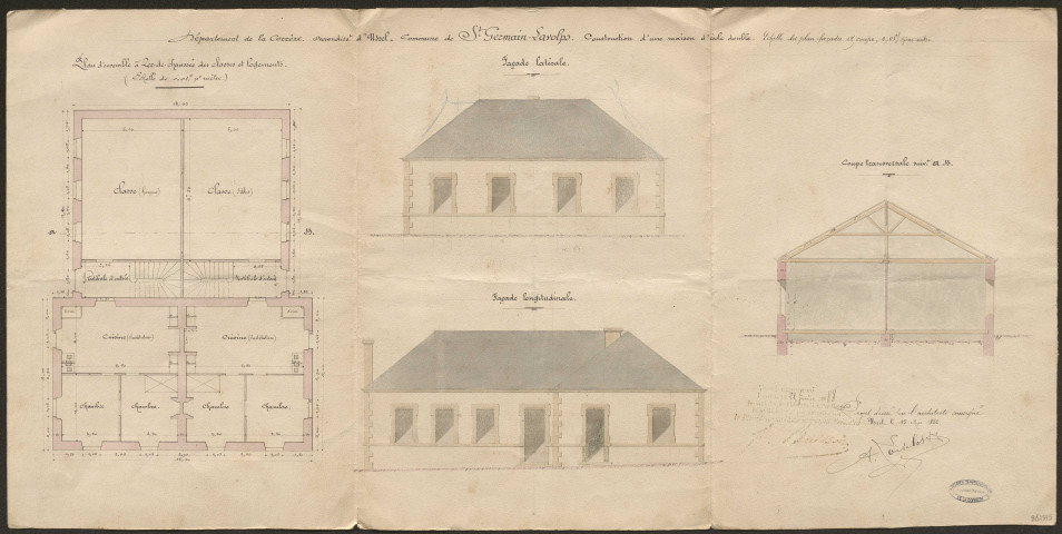 Maison d'école.