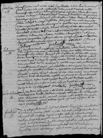 Baptêmes, mariages, sépultures (1773-1792)