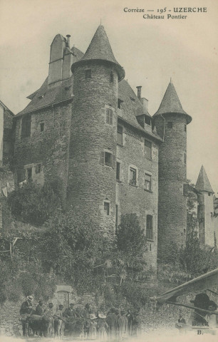 Uzerche : "Corrèze - 195. - Uzerche - Château Pontier".