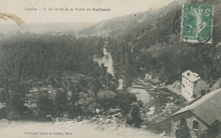 Voutezac : "Corrèze - 5. La vallée de la Vézère au Saillant".