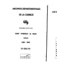 Naissances, mariages, décès (1883-1892)
