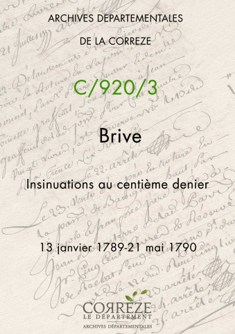 13 janvier 1789-21 mai 1790