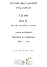 Répertoire chronologique : 2 janvier 1838-18 décembre 1839