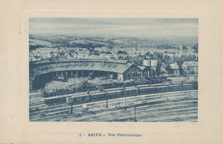 Brive-la-Gaillarde : "1. - Brive. - Vue panoramique".