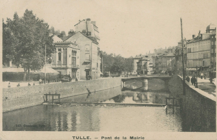 Tulle : "Tulle. - Pont de la mairie".