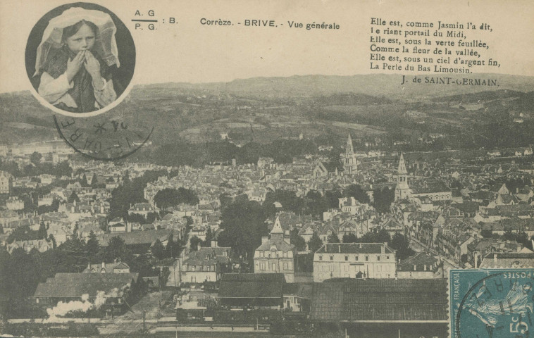 Brive-la-Gaillarde : "Corrèze. - Brive. - Vue générale".