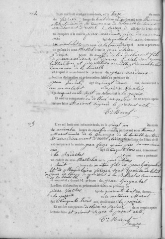 Naissances, mariages, décès (1863-1872)