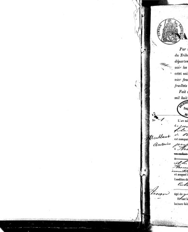 Naissances, mariages, décès (1863-1872)