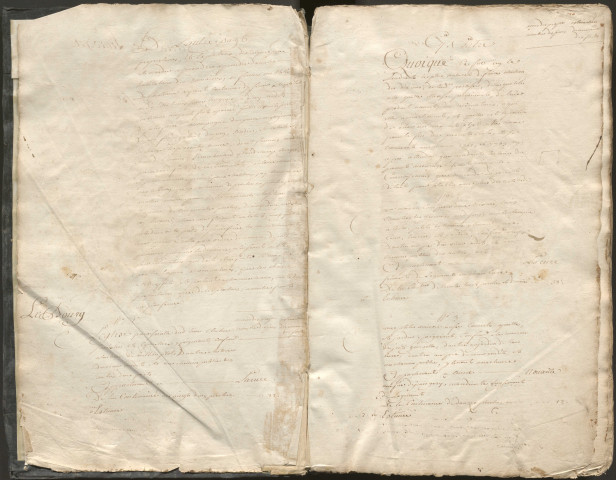 État général des fonds.