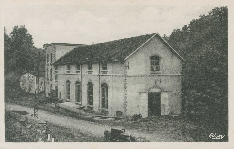 Bar : "Bar (Corrèze) - Usine hydro-électrique Bar-Montane - côté Nord-Est".