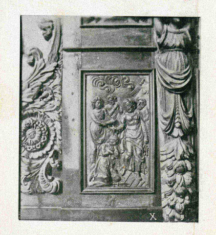 Dixième panneau : baptême du centurion Corneille.