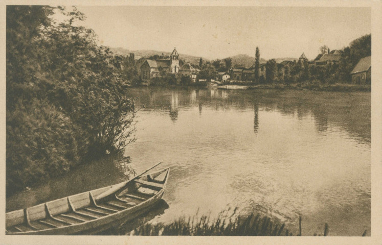 Beaulieu-sur-Dordogne : "La Riviéra Limousine - Beaulieu-sur-Dordogne (Corrèze) - 7. - La Dordogne et la chapelle des Pénitents".