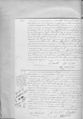 Naissances, mariages, décès (1893-1902)
