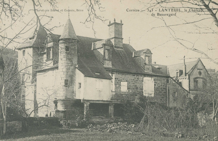 Lanteuil : "Corrèze - 345 - Lanteuil, le château de Beauregard".