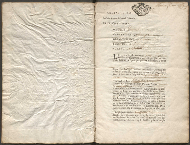 22 mai 1721-1er juin 1722