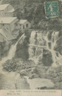 Bort-les-Orgues : "Corrèze - Bort - Déversoir et turbine des usines de la Cascade".