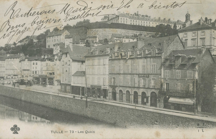 Tulle : "Tulle - 73 - Les quais".