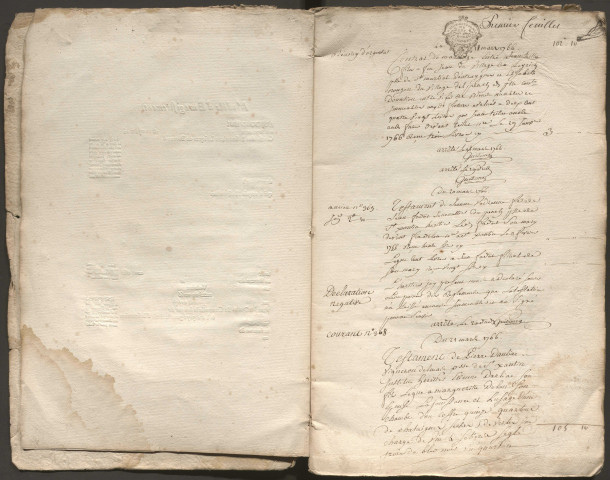 18 mars 1766-20 juin 1767