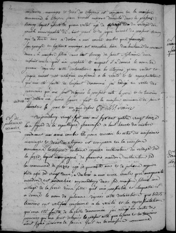 Naissances, mariages, décès (1793-1802)