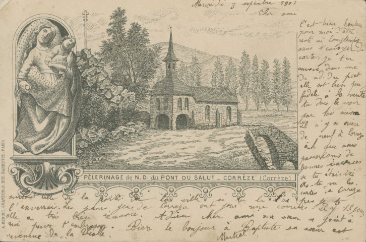 Corrèze : "Pèlerinage de N.D. du Pont du Salut - Corrèze (Corrèze)".