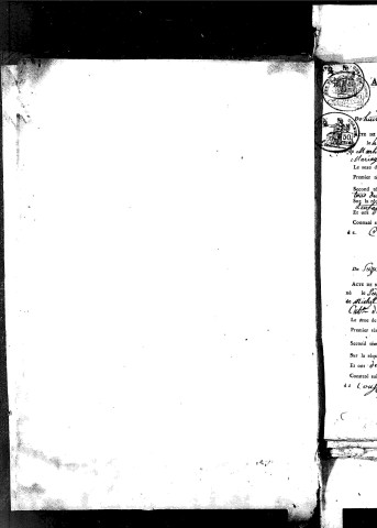Naissances, mariages, décès (1803-1812)