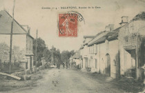 Egletons : "Corrèze - 4 - Egletons, avenue de la gare".