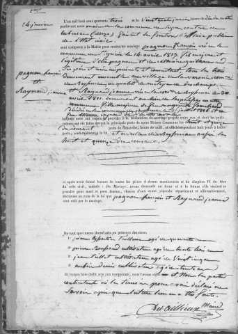 Mariages (1843-1862)