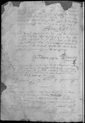 Baptêmes, mariages, sépultures (1624-1711)
