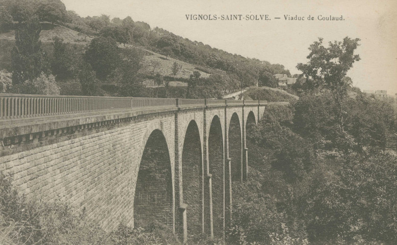 Vignols : "Vignols-Saint-Solve. - Viaduc de Coulaud".