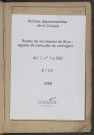Classe 1888 : matricules 1 à 500.