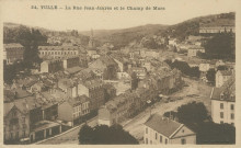 Tulle : "24. Tulle - La rue Jean-Jaurès et le Champ de Mars".