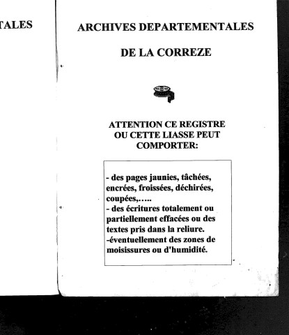 Naissances, mariages, décès (1893-1902)
