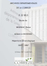 Répertoire chronologique : 23 février 1837-2 juillet 1867