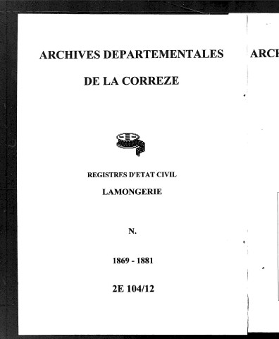 Naissances (1869-1881)