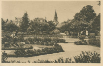 Brive-la-Gaillarde : "La douce France - 738 - Brive (Corrèze) - Place Thiers - Le jardin public".