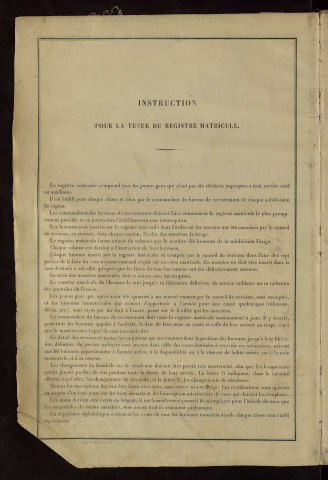 Classe 1903 : matricules 1001 à 1500.