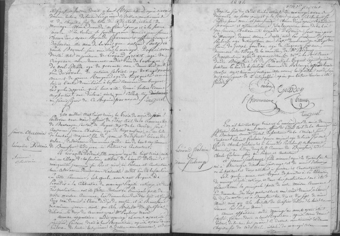 Mariages (1823-1832)