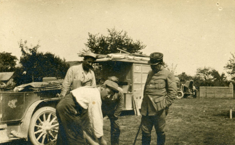 L'atelier de réparation.