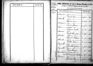 Tables décennales des mariages (1853-1862)