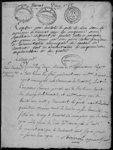 Décès (1797-1822)