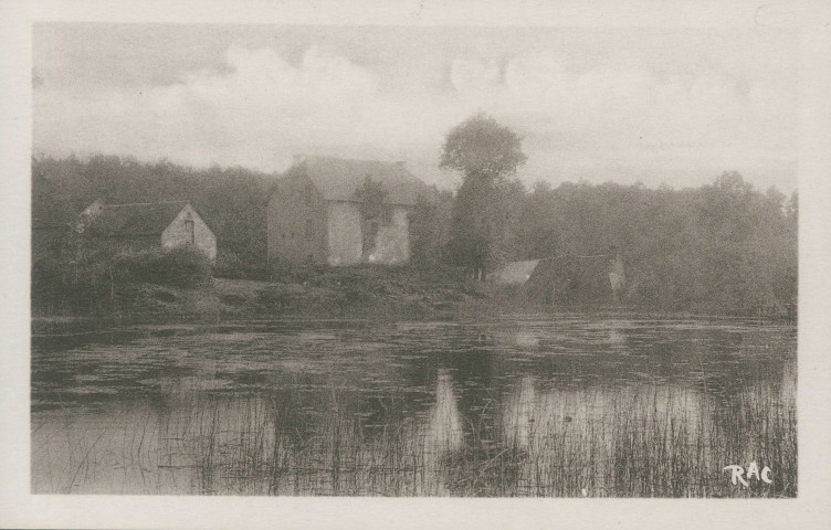 Le Lonzac : "Le Lonzac (Corrèze) - L'étang de Gane Torte".