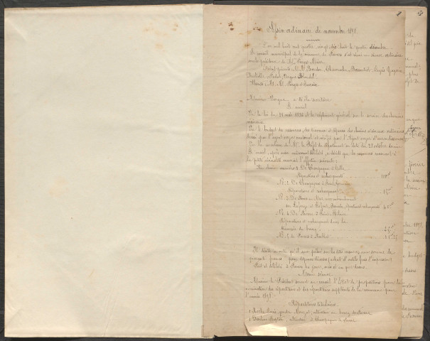 Délibérations du conseil municipal. 04 décembre 1898-02 août 1925